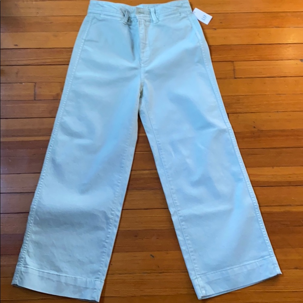 GAP high rise wide leg crop